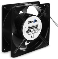 Krbový ventilátor 230V 120x120x38 mm do krbu pre zváračku do RACK skrine Krbový ventilátor 230V 120x120x38 mm do krbu pre zváračku do RACK skrine