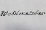 Nápis, odznak, logo WELTMEISTER