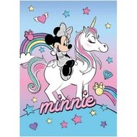 Deka fleecová 100x140 Mini Mouse Unicorn modrý ružový detský pléd Deka fleecová 100x140 Mini Mouse Unicorn modrý ružový detský pléd
