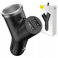 BASEUS VÝKONNÁ AUTONABÍJAČKA DISTRIBÚTOR ZAPAĽOVAČA 2XUSB 3.4A 40W BASEUS VÝKONNÁ AUTONABÍJAČKA DISTRIBÚTOR ZAPAĽOVAČA 2XUSB 3.4A 40W