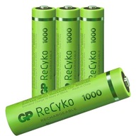 BATÉRIE GP Recyko+ R3 AAA batérie 1000mAh x4