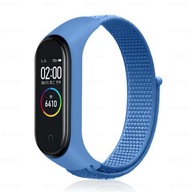 Náramok pre xiaomi mi band 3 4 5 6 nylonový pásik na suchý zips