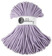 Bobbin String prepletený 5 mm bavlnený levanduľa s makramovým jadrom Bobbin String prepletený 5 mm bavlnený levanduľa s makramovým jadrom