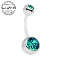Piercing do pupka s 1,6/10/5/8 tyrkysom Piercing do pupka s 1,6/10/5/8 tyrkysom
