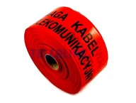 Výstražná páska 10cm POZOR OPTICKÉ VLÁKNO oranžové Výstražná páska 10cm POZOR OPTICKÉ VLÁKNO oranžové