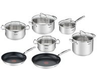 TEFAL DUETTO+ MAX GARNKI PATELNIE ZESTAW 12 CZĘŚĆI TEFAL DUETTO+ MAX GARNKI PATELNIE ZESTAW 12 CZĘŚĆI