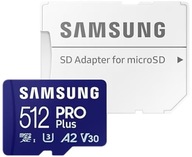 Pamäťová karta + adaptér SAMSUNG microSDXC 512GB