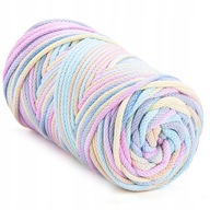 Šnúra YarnArt Macrame 3 mm VR ombre PASTEL 929 Šnúra YarnArt Macrame 3 mm VR ombre PASTEL 929