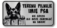Pozor psov znak - nemecký ovčiak