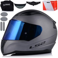 MOTOCYKLICKÁ PRILBA LS2 FF353 RAPID II MATNÁ ŠEDÁ ECE 22.06 + ČELNÉ SKLO MODRÉ MOTOCYKLICKÁ PRILBA LS2 FF353 RAPID II MATNÁ ŠEDÁ ECE 22.06 + ČELNÉ SKLO MODRÉ