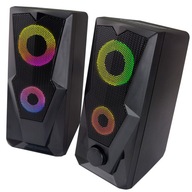 POČÍTAČOVÉ REPRODUKTORY 2.0 6W RMS NAPÁJANÉ USB 5V POČÍTAČOVÉ REPRODUKTORY 2.0 6W RMS NAPÁJANÉ USB 5V