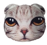 3D vankúšik pre mačku, plyšák, 45 cm, zapínanie na zips 3D vankúšik pre mačku, plyšák, 45 cm, zapínanie na zips