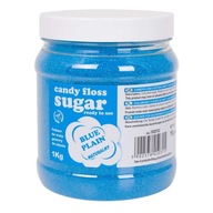 Farebný cukor do cukrovej vaty, modrý, príchuť prírodná cukrová vata, 1kg