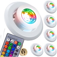 5x LED OSVETLENIE REŠTAURÁCIE, ZMENA FARBY DIAĽKOVÝ OVLÁDAČ 5x LED OSVETLENIE REŠTAURÁCIE, ZMENA FARBY DIAĽKOVÝ OVLÁDAČ
