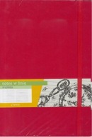 NOTEBOOK B5 LINE IMPRESSION RED ANTRA, ANTRA