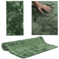 Plyšový dekoratívny izbový koberec Mäkký módny vzor 70x140 cm Zelená Plyšový dekoratívny izbový koberec Mäkký módny vzor 70x140 cm Zelená