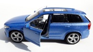 VOLVO XC 90 2015 modrý kovový model WELLY1:34 VOLVO XC 90 2015 modrý kovový model WELLY1:34