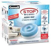 Ceresit Stop Moisture Aero 360 Tablety 2x450 g Ceresit Stop Moisture Aero 360 Tablety 2x450 g