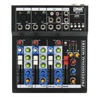 DNA MIX 4 audio mixpult USB MP3 analógový 4 kanálový