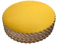 TORTY, zlaté, ryhované, PEVNÉ, 26 cm, 10 kusov TORTY, zlaté, ryhované, PEVNÉ, 26 cm, 10 kusov