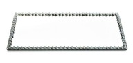 STOJAN Dekorácia 32x16x1cm Margot Silver STOJAN Dekorácia 32x16x1cm Margot Silver
