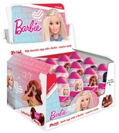 ČOKOLÁDOVÉ PREKVAPENIE VAJCIA BARBIE KARTÓN 24 KUSOV x 20G ČOKOLÁDOVÉ PREKVAPENIE VAJCIA BARBIE KARTÓN 24 KUSOV x 20G