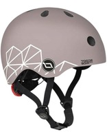 PRILBA SCOOTANDRIDE Pre deti Nastaviteľné LED svetlo XXS-S Hnedé Lines 1-5 L PRILBA SCOOTANDRIDE Pre deti Nastaviteľné LED svetlo XXS-S Hnedé Lines 1-5 L