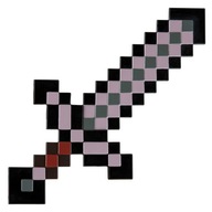 Prestrojenie na čierny karnevalový licenčný meč Minecraft Sword Netherite