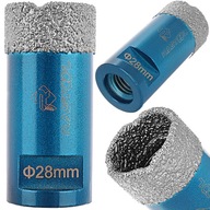 DIAMANTOVÁ OTVOROVÁ PÍLA NA TVRDÚ SKLENÚ GLAZU 28MM M14 PRO KVALITA DIAMANTOVÁ OTVOROVÁ PÍLA NA TVRDÚ SKLENÚ GLAZU 28MM M14 PRO KVALITA
