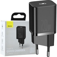 Baseus Super Si nástenná nabíjačka, USB-C 3A 20W Baseus Super Si nástenná nabíjačka, USB-C 3A 20W