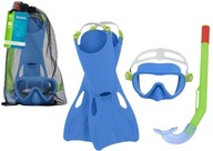 Modrý potápačský set