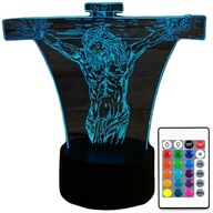 3D LED USB LAMPA JESUS CROSS NIGHT LAMP DARČEK 3D LED USB LAMPA JESUS CROSS NIGHT LAMP DARČEK