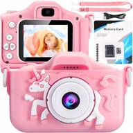 DIGITÁLNA KAMERA PRE DETI FULL HD 12 MPX UNICORN + 32GB KARTA XXL SET DIGITÁLNA KAMERA PRE DETI FULL HD 12 MPX UNICORN + 32GB KARTA XXL SET