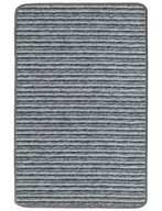 Carpet Runner Stripes Grey Melange 50x80 cm