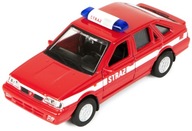 Auto POLONEZ CARO hasičský kovový model WELLY W2 Auto POLONEZ CARO hasičský kovový model WELLY W2