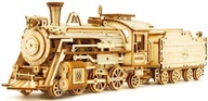 ROBOTIME Drevený 3D puzzle model lokomotívy