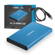 EXTERNÝ DISK 500GB USB 3.0 HDD PAMÄŤOVÉ KOVOVÉ POUZDRO | MODRÁ EXTERNÝ DISK 500GB USB 3.0 HDD PAMÄŤOVÉ KOVOVÉ POUZDRO | MODRÁ