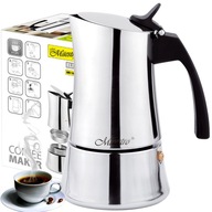 KÁVOVAR Espresso kávovar 300ml Oceľ INOX INDUKČNÝ PLYN MAESTRO KÁVOVAR Espresso kávovar 300ml Oceľ INOX INDUKČNÝ PLYN MAESTRO