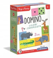 Učím sa pri hraní: Domino čísla a zvieratá 50083