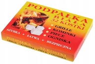 Podpaľovanie do grilu a krbu, biele, 32 kociek, 10 ks v balení Podpaľovanie do grilu a krbu, biele, 32 kociek, 10 ks v balení