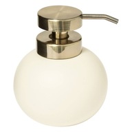 DÁVKOVAČ TEKUTÉHO MYDLA BÉŽOVÁ ELEGANTNÁ ZLATÁ DOU 12,2X10,1 CM 350 ML DÁVKOVAČ TEKUTÉHO MYDLA BÉŽOVÁ ELEGANTNÁ ZLATÁ DOU 12,2X10,1 CM 350 ML