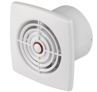 Kúpeľňový ventilátor 125 mm snímač vlhkosti s časovačom