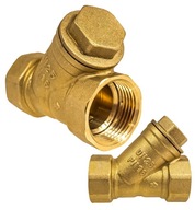 UHLOVÝ MOSADZNÝ SIEŤOVÝ FILTER NA VODU 1'' PALCE DN25 INVENA T. MAX 120°C UHLOVÝ MOSADZNÝ SIEŤOVÝ FILTER NA VODU 1'' PALCE DN25 INVENA T. MAX 120°C
