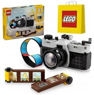 LEGO CREATOR BLOCKS 31147 RETRO ŠTÝL KAMERA KAMERA TV 3V1 + TAŠKA LEGO CREATOR BLOCKS 31147 RETRO ŠTÝL KAMERA KAMERA TV 3V1 + TAŠKA