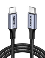 UZELENÝ SILNÝ KÁBEL USB-C TO USB-C QC 3.0 PD FCP 100W 5A 480MB/S 1M UZELENÝ SILNÝ KÁBEL USB-C TO USB-C QC 3.0 PD FCP 100W 5A 480MB/S 1M