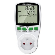 Wattmeter Počítadlo spotreby energie PM0627 s históriou merania | 3680W | 16A |