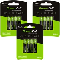 GREEN CELL 12X BATÉRIE AAA R3 800mAh GREEN CELL 12X BATÉRIE AAA R3 800mAh