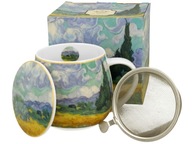 Sudový hrnček 430 ml s infuzérom BYLINKOVÝ ČAJ - PŠENIČNÉ POLE Van Gogh Sudový hrnček 430 ml s infuzérom BYLINKOVÝ ČAJ - PŠENIČNÉ POLE Van Gogh