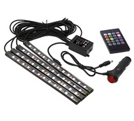 LED osvetlenie interiéru auta svieti do rytmu hudby LED osvetlenie interiéru auta svieti do rytmu hudby