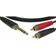 Klotz AY3-0300 kábel 3m 2x RCA - stereo jack Klotz AY3-0300 kábel 3m 2x RCA - stereo jack